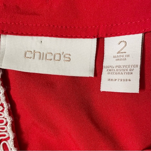 Chicos dropped waist embroidered tunic - Picture 6 of 7